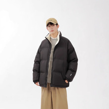 冬季新款加绒棉衣男秋冬潮流休闲棉服潮牌面包服外套加厚立领棉袄