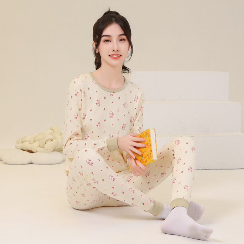 JT 베이지 토끼 꽃