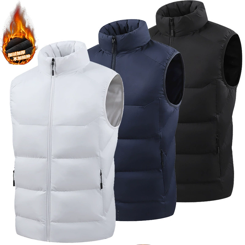 Зимние утепленные жилеты для активного отдыха на открытом воздухе для мужчин, женщин и детей, хлопковые куртки с флисовой подкладкой для родителей и детей, оптовая продажа на заказ.