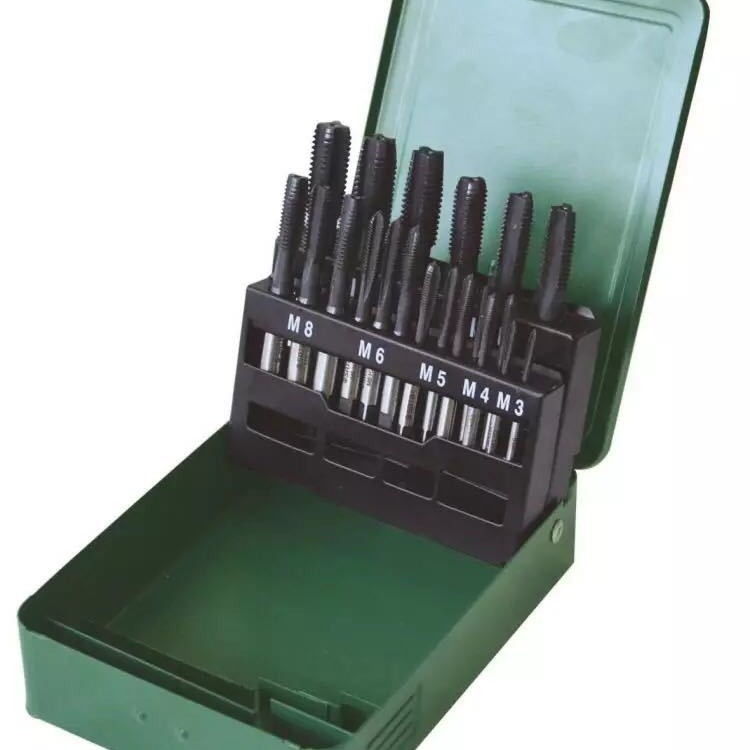 SATA世达工具耗材21件速钢粗牙丝锥组套50453   HSS高速钢材料