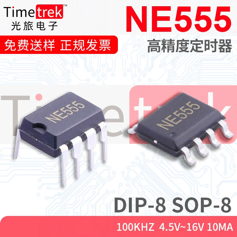 Ne555ne555p NE555DR SOP-8 DIP-8 Базовая схема времени/программируемый таймер