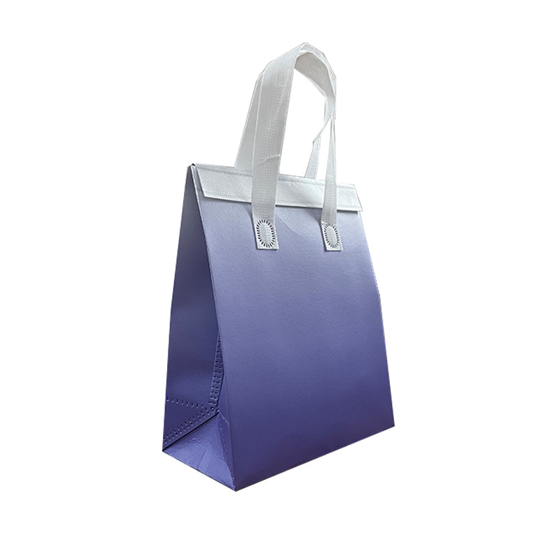 Para llevar bolsa de embalaje al por mayor catering papel de estaño bolso postre leche té bolsa de aislamiento logotipo personalizado barbacoa para llevar bolsa