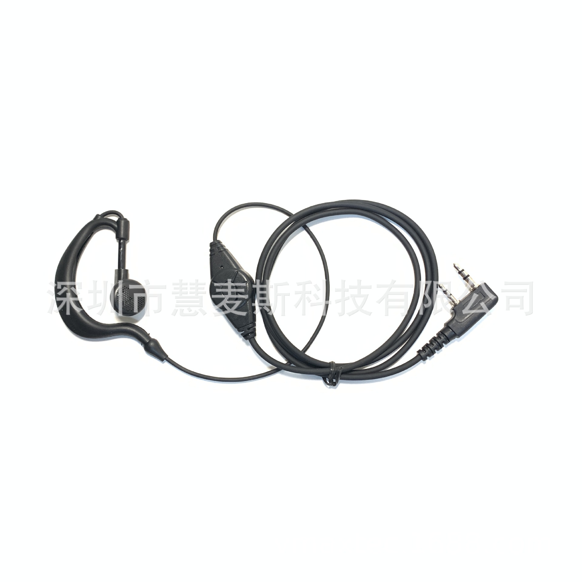 宏音对讲机耳机HYE-772/K2直线耳挂K头 宝锋UV-25M/UV-25L/UV-26M