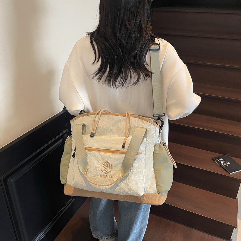 大容量手提短途旅行包女轻便时尚行李包男出差收纳游泳包女健身包|undefined