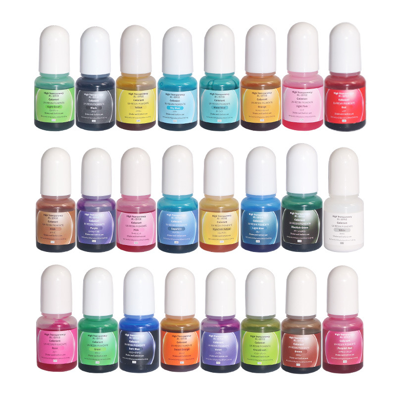 Foreign trade UV glue high transparency colorant ODM crystal dropper toner epoxy resin dyeing pigmen