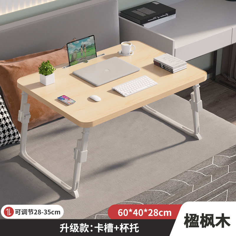 昇降可能なベッドの上の小さなテーブルが窓をはって勉強する机のノートパソコンの机のオフィスの小さなテーブルの折り畳み寮|undefined