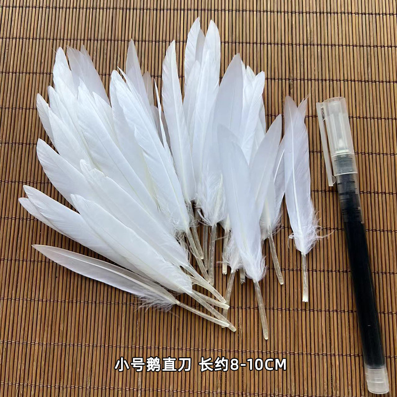 아주 작은 거위 직선 칼 약 50개
