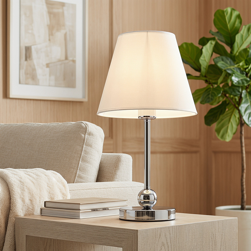 Amazon Simple Nordic Cloth Cover Table Lamp Bedroom Bedside Night Light Lighting Lighting Living Room Decoration Factory Direct Sales Amazon Simple Nordic Cloth Cover Table Lamp Bedroom Bedside Night Light Lighting Lighting Living Room Decoration Factory Direct Sales