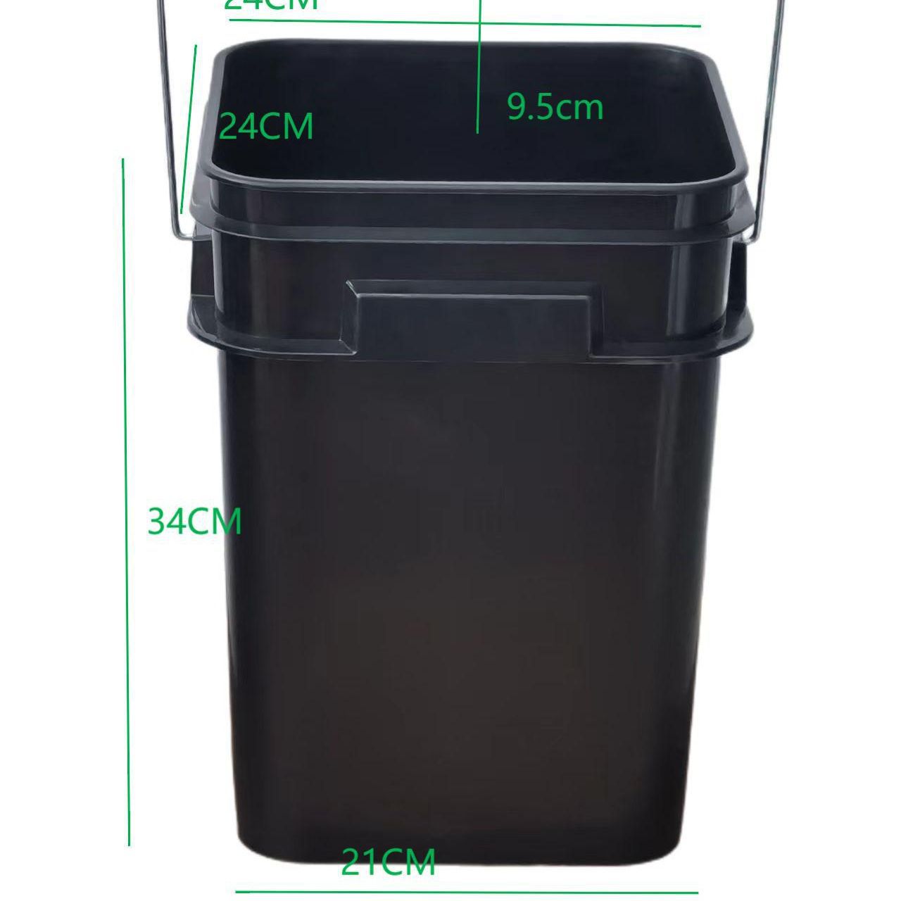 16L美式塑料方桶 猫砂包装桶链条桶饲料桶油漆桶厂家直销