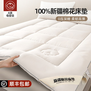 Cotton Mattress Pad for Home Bedroom Bedding, Bed Mattress Pad, Tatami Mat, Mattress Pad, Bedding for Rental Use