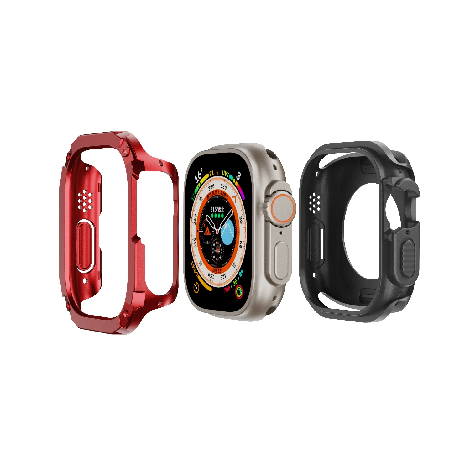 Подходит для Apple Watch 10-го поколения защитная крышка чехол для Apple PC+TPU IWATCH456789 поколения