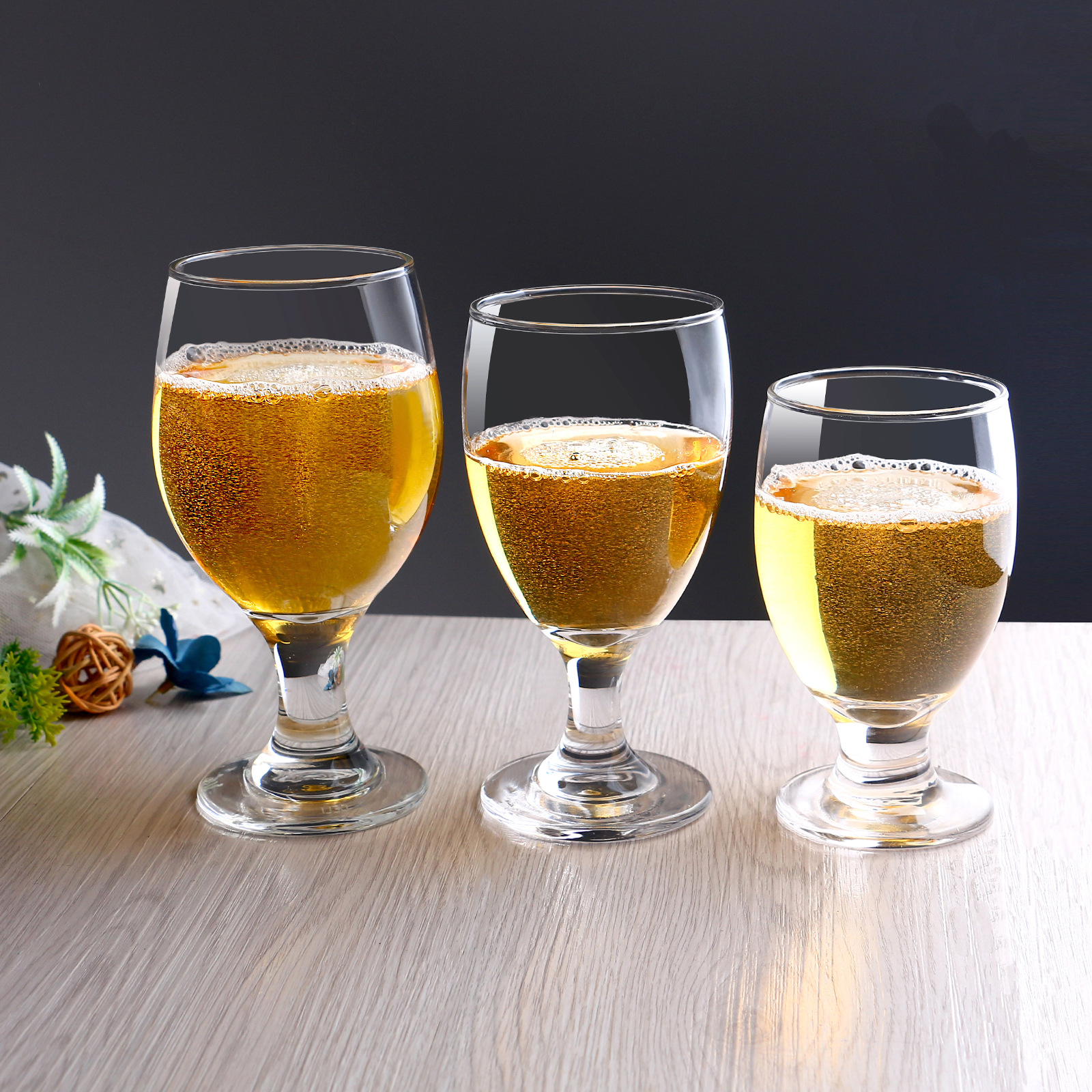 capacious glass creative wineglass for craft beer for commercial use…