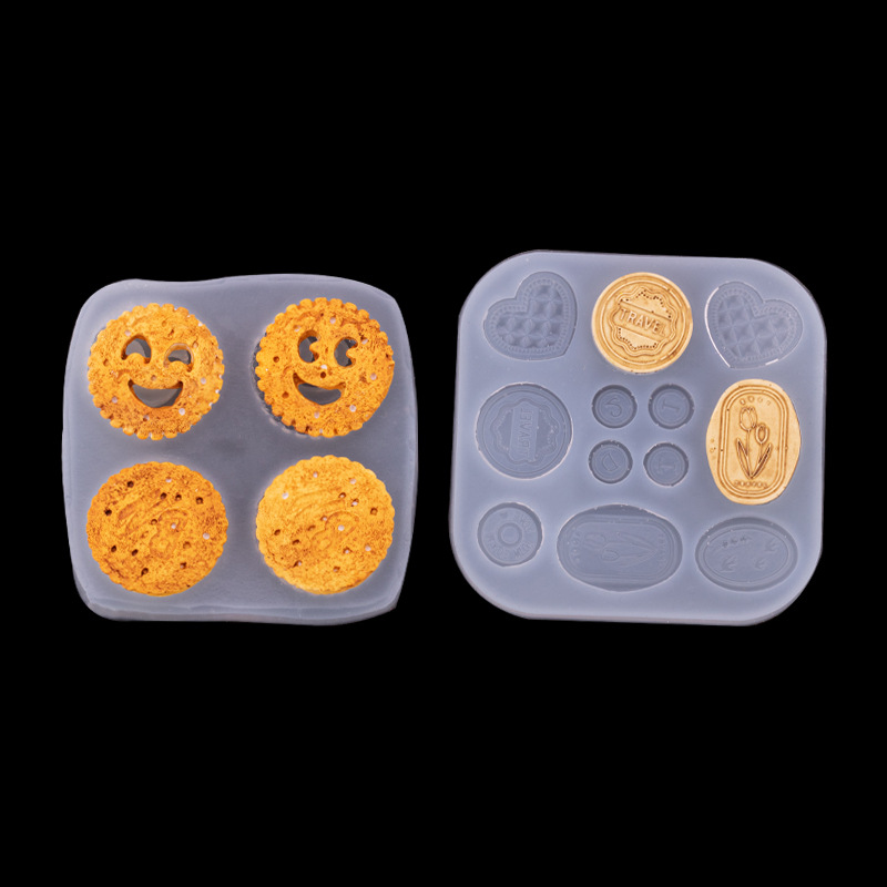 Postre galletas caramelo vintage botón molde de silicona alimentos y jugar epoxi arcilla cerámica suave decoración la torta