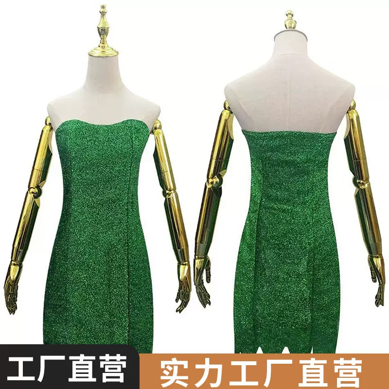 2023万圣节仙女角色扮演服装奇妙仙子小叮当绿色cosplay服装