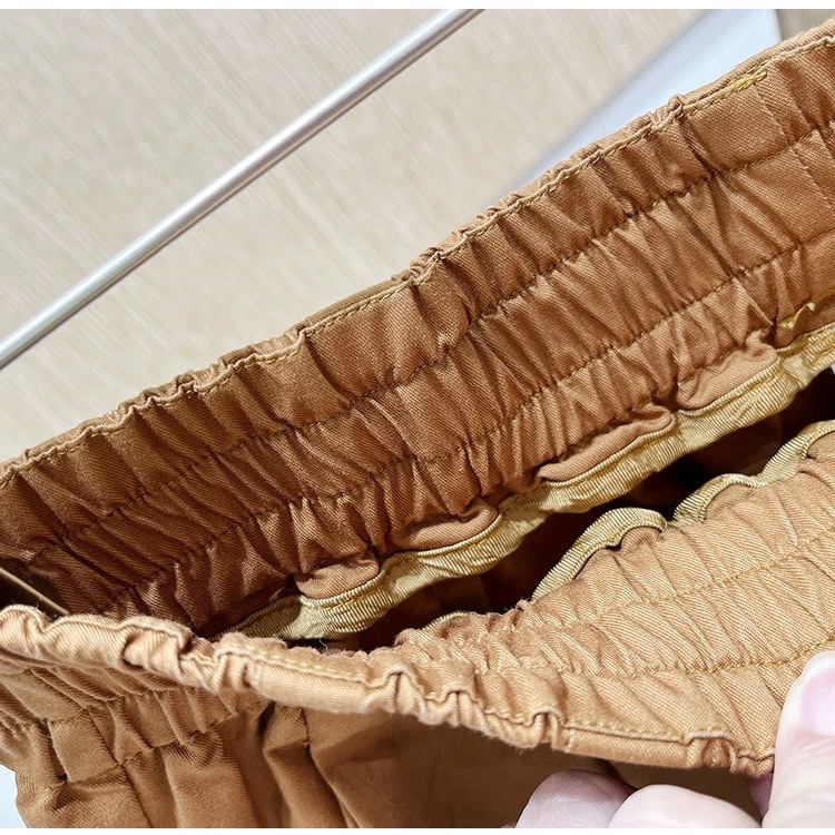 High Waist A-Line Pure Cotton Shorts For Women, Loose Fit Wide Leg Casual Summer Shorts With Tummy Control_ecoleips.com