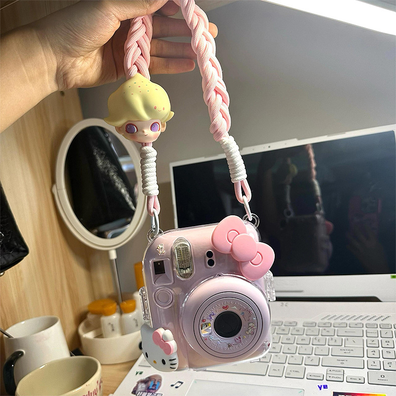 후지 미니 12 장식을위한 산산조각 방지 솔리드 컬러 실리콘 소프트 케이스