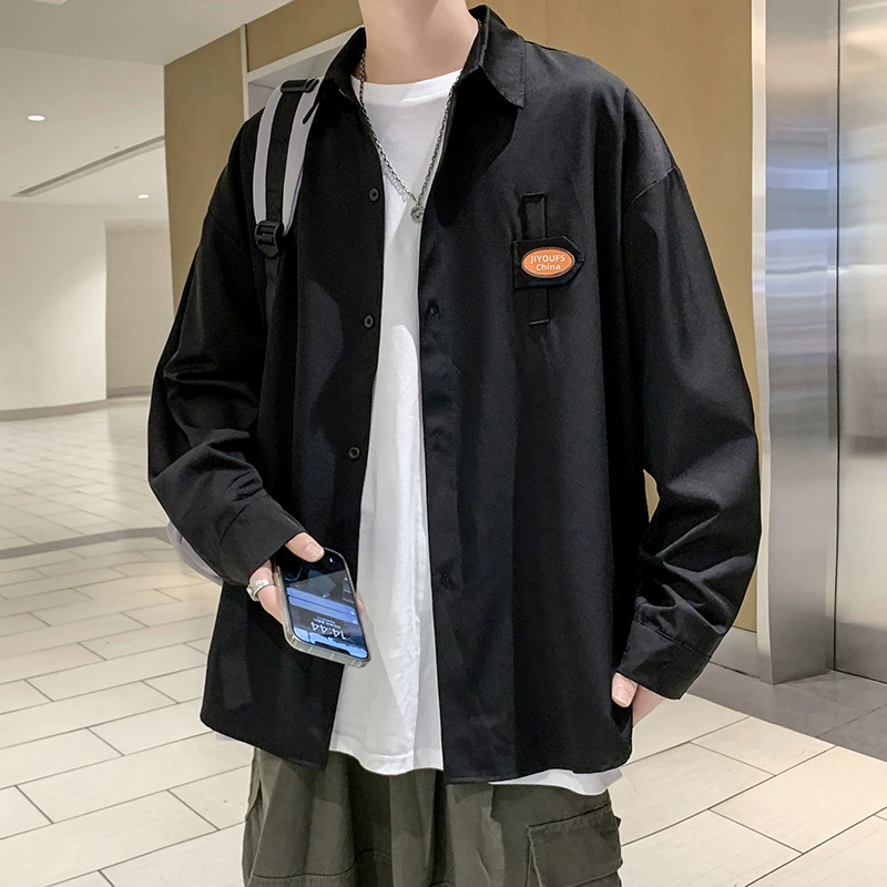 Design autumn thin shirt, trend brand jacket for beloved, trend of season, oversize