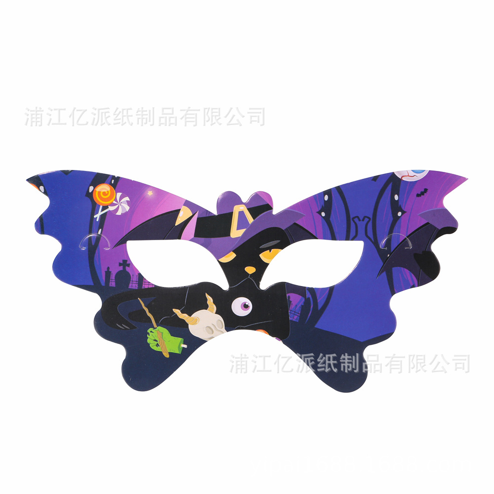 Halloween Gato fiesta mantel de mes gato negro temática calabaza murciélagos púrpura horror infantil desechable pe fábrica de mantel de mes