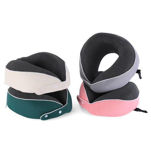 U-shaped pillow memory foam can store hump travel pillow nap pillow aircraft neck pillow portable neck pillow u-shaped pillow cross-border