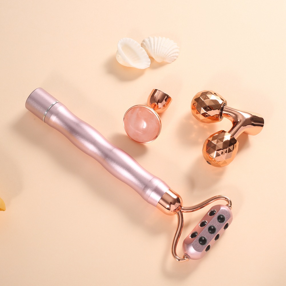 新款電動(dòng)玉石按摩器換頭鍺美容棒眼部振動(dòng)粉晶玉石按摩儀廠家批發(fā)