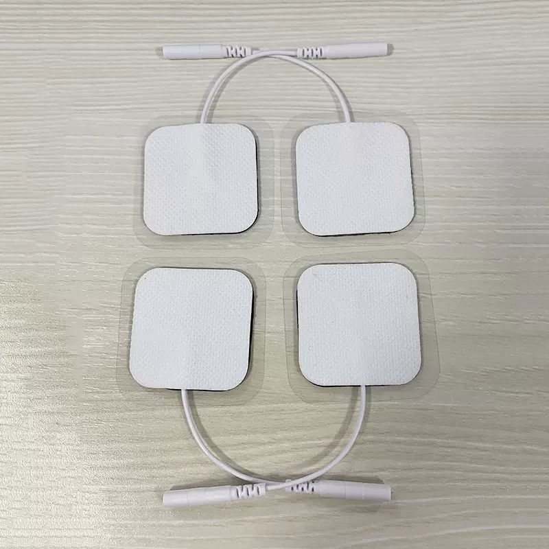 理疗电极片 5*5cm插针式按摩贴片电疗贴片经络按摩保健器材配件