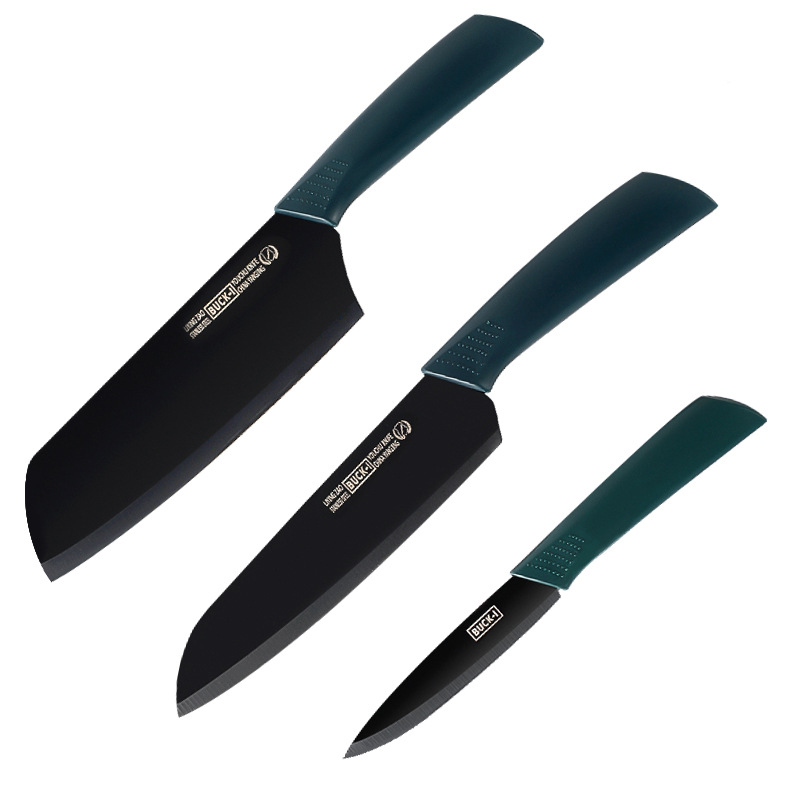 Stainless steel non-slip kitchen knife with knife cover sharp chef knife durable fruit knife kitchen dormitory lightweight knife wholesale