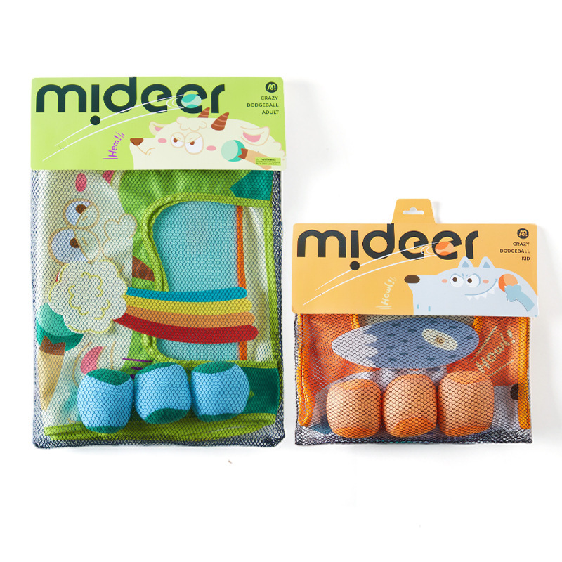 mideer弥鹿儿童疯狂躲避球粘粘衣套装亲子互动户外运动幼儿园玩具|undefined