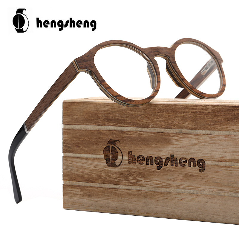 Retro wooden glasses