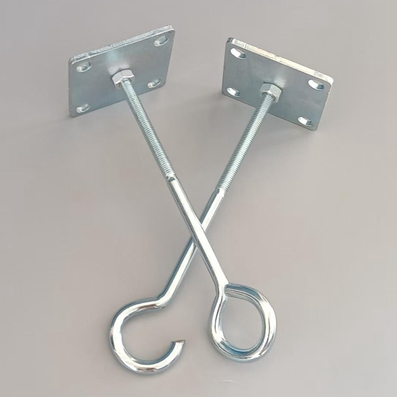 镀锌铁钩承重灯饰挂钩风扇吊钩可拆分吊扇钩加厚加粗加长实心