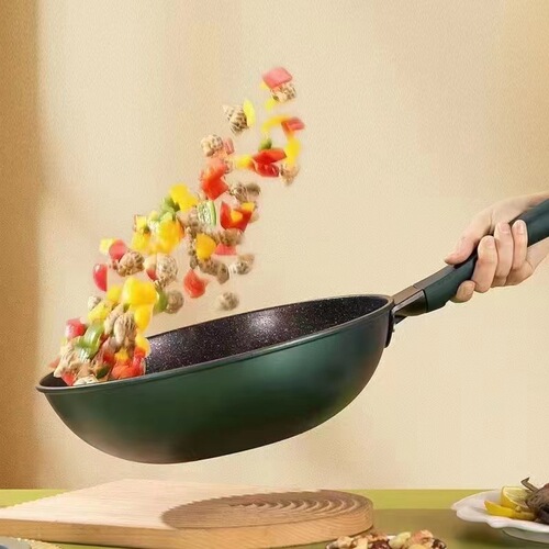 Internet celebrity Maifan stone wok queen pot non-stick pot household wok multi-functional pan soup steamer