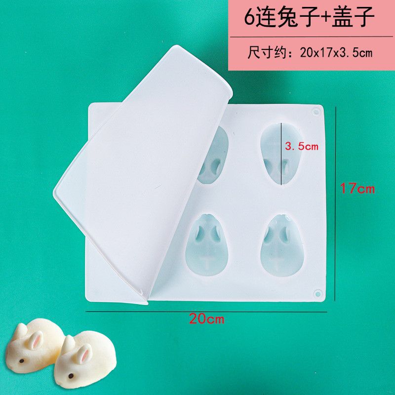 Molde de silicona para pudín gelatina chocolate y jabón DIY