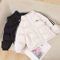 外国貿易レタープリント子供綿服、中型および大型子供服、子供用厚手ダウン綿服、新しいスタイル