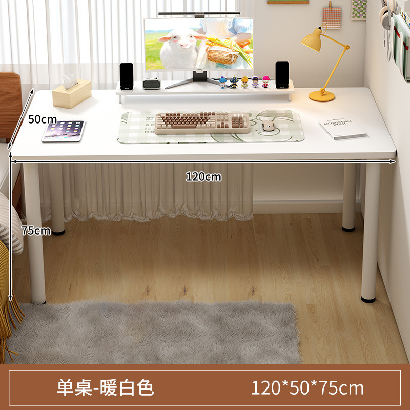 Mesa simple casa de alquiler 2025 nuevo dormitorio moderno escritorio de maquillaje para niñas escritorio de computadora para el hogar escritorio de estudio para estudiantes