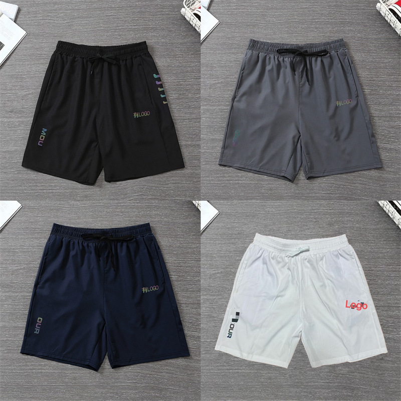 Summer New Men's Breathable Quick-Drying Basketball Sports Shorts Running Fitness 35-Point Pants Cool American Summer Training Pants