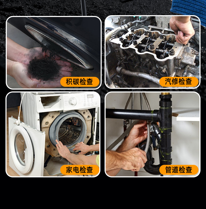 Handheld endoscope 2.8 inch IPS screen car repair