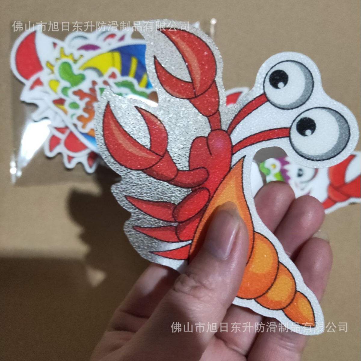 Baño de goma de dibujos animados PEVA pegatinas antideslizantes PU caucho impermeable bañera antideslizante pegatinas antideslizante cinta antideslizante arena pegatinas