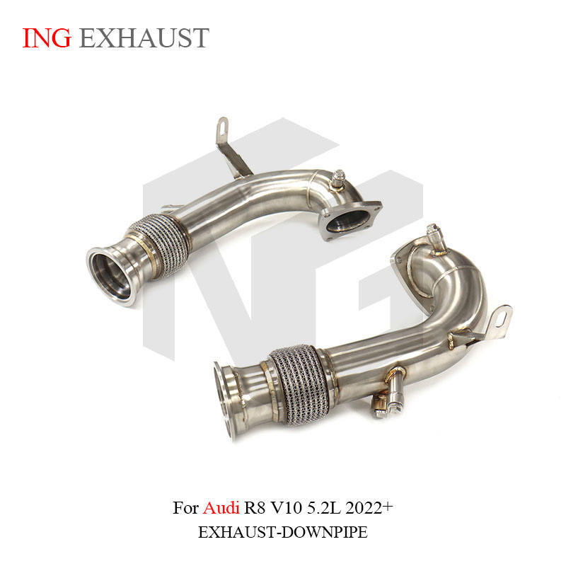 Suitable for Audi R8 V10 5.2l 2022 + stainless steel exhaust OPF straight pipe