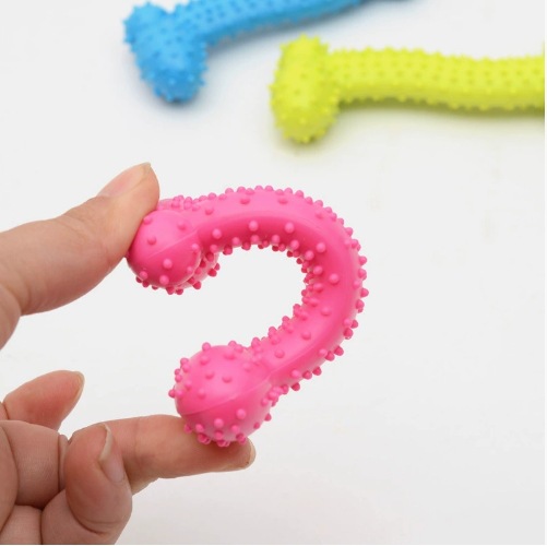 TPR caucho grande hueso mascota juguete gato y perro de alta calidad molar comercio exterior al por mayor gato y perro juguete