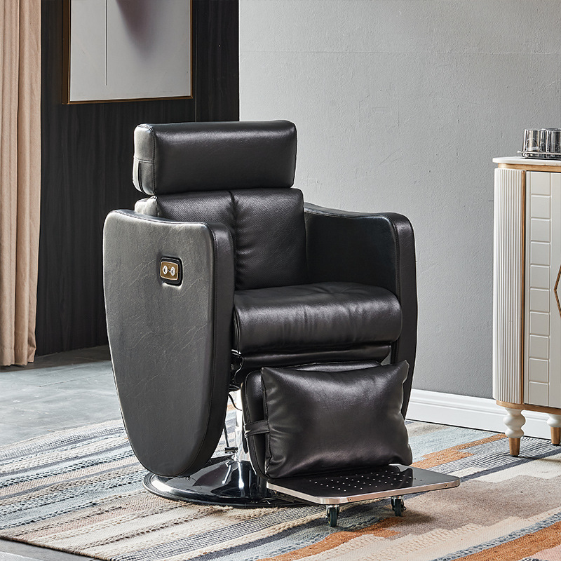 Silla de salón de cuidado del cabello se puede poner Silla de fisioterapia peluquería belleza Silla de peluquería elevación chasis grande Silla de corte de pelo