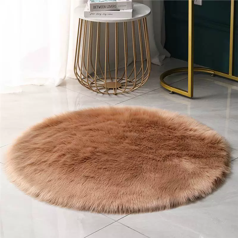 Round Modern Carpet, Simple Elegant Design, Multiple Colors, Diameters 30–180 cm