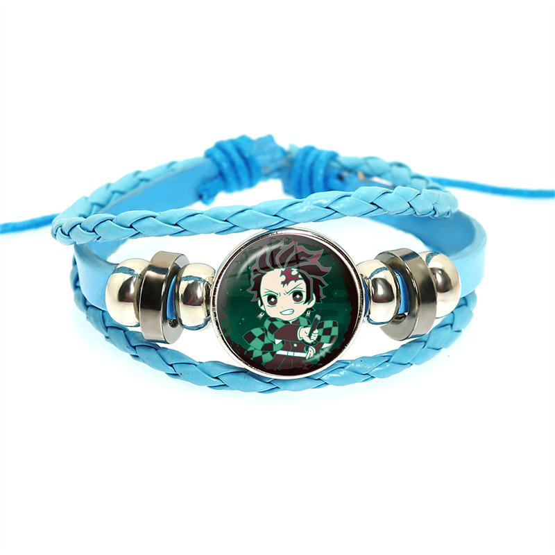 Fashion National Flag Ball Pu Leather Knitting Unisex Bracelets display picture 4