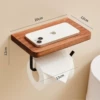 Walnut black flat panel 20cm