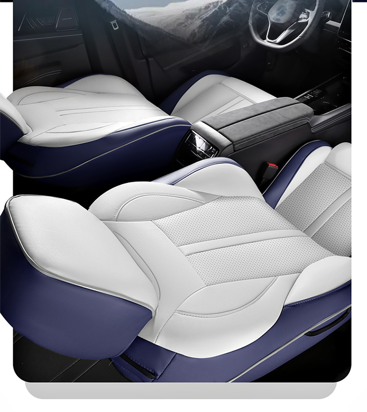 The new model is suitable for 24 Volkswagen Magotan full leather car seat cushion four seasons universal seat cover original factory a generation of hair