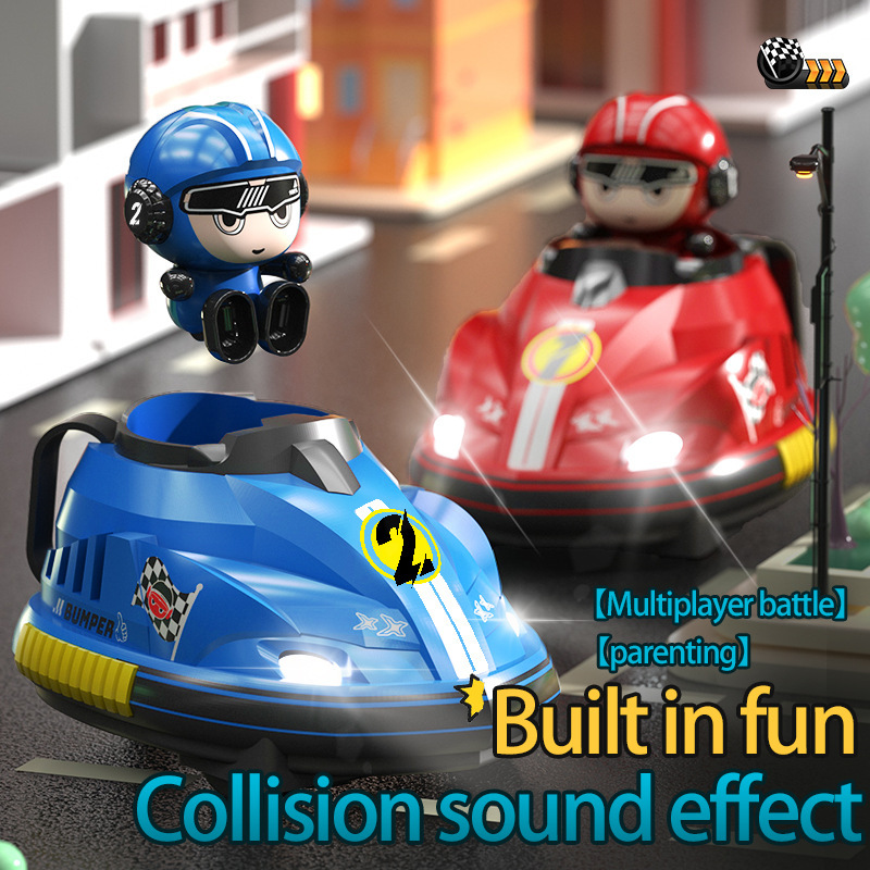 Cross-Border Foreign Trade Children's Remote Control Double Bumper Car Battle Parent-Child Interactive Drift Kart Collision Ejection Toy