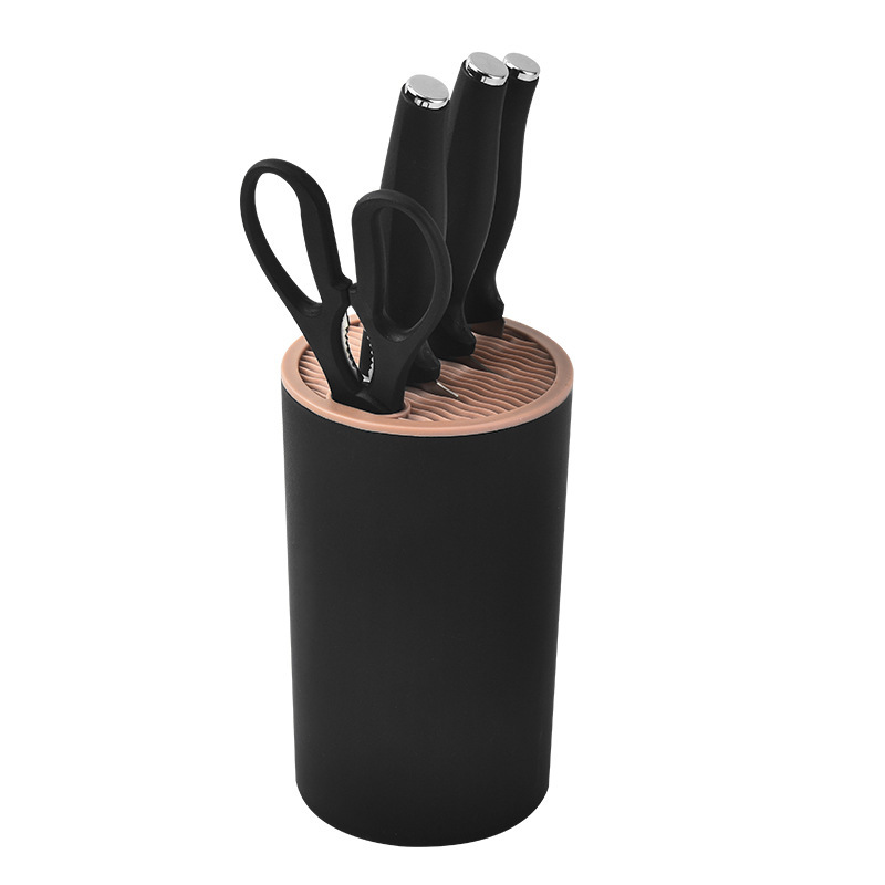 Juego de cuchillos de cocina para el hogar, cuchillo de chef de acero inoxidable, cuchillo de cocina, tijeras, juego de regalo, juego de cinco piezas, caja de color