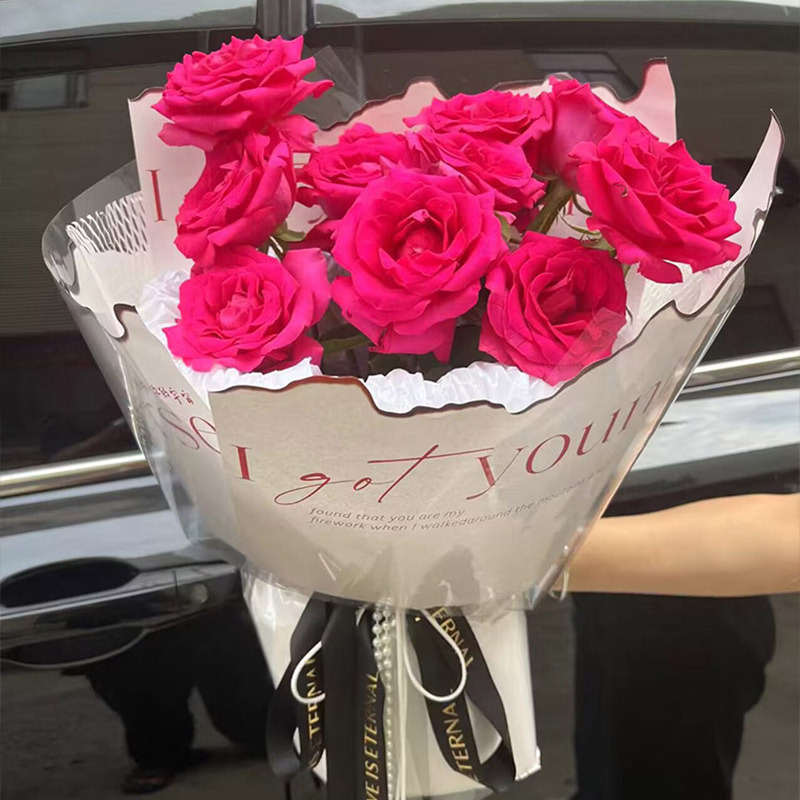 Papel de ramo de celebridades de Internet para vacaciones, papel de caligrafía retro, serie de estilo chino, papel de regalo para floristería, embalaje de flores de papel kraft