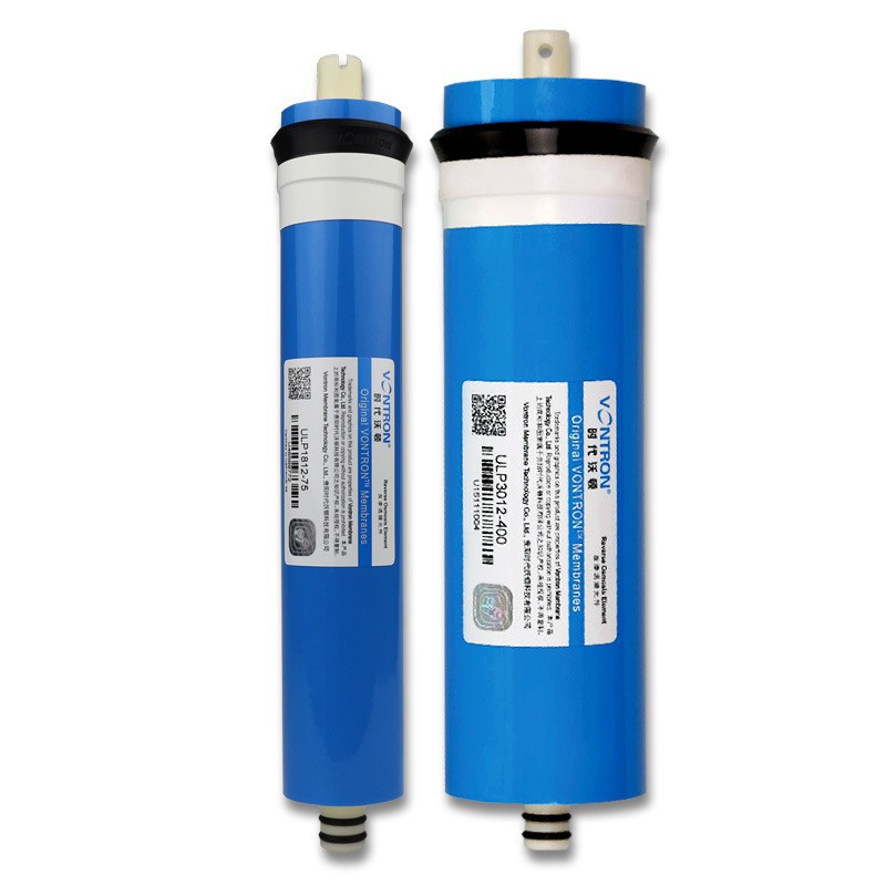 Elemento de filtro RO productos genuinos VONTRON Huitong marca 75g Membrana de efecto de agua 100G400G Membrana de ósmosis inversa Purificador de Agua Pura membrana RO