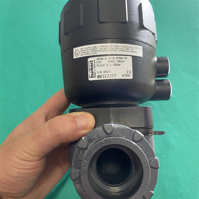 burkert 2030气动塑料隔膜阀油宁,DN25,宝德隔膜阀 00317277 现货
