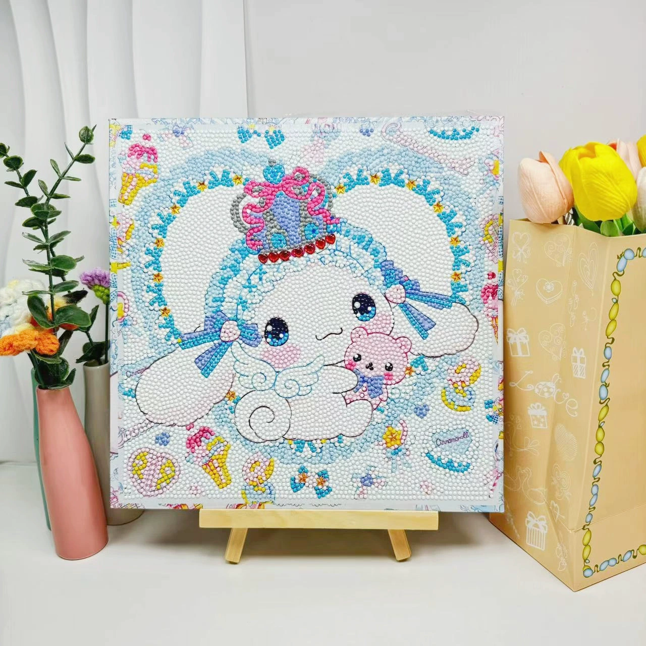 Бесплатная доставка/Новые 30*30 Алмазная живопись Diy Точечная алмазная живопись Детская ручная кладь Мозаика и Каменная живопись Спальня Декор Картина Оптовая