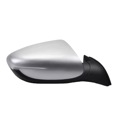 K3 Reflector Reversing Mirror Assembly | Rear mirror/rearview mirror assembly - left-driver-3-lines-diamond-silver